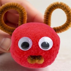 브레싱하우스 뿅뿅이 50mm 아트공구, 검정