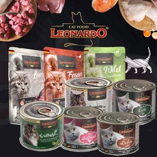 里奧納多 Leonardo 貓用主食罐 (超商限18罐) 貓薄荷主食罐 貓咪餐包 無加膠餐罐, 1個, 精燉鮮肉-雞肉200g