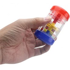 레인 스틱 견고한 시뮬레이션 사운드 효과 감지 플라스틱 유치원용 레인메이커 음악적 인식 개발 1 섹션