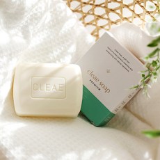 클리애 세수비누 어성초 세안 유황 모공 모낭염 세리신 비누, 5개, 100g