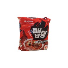 맵탱 흑후추소고기라면 110g, 4개