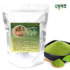 산들약초 경남 하동 현미녹차가루 분말 300g, 1팩