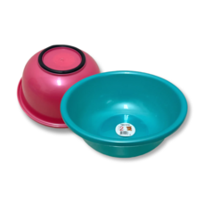 [나코] 미끄럼방지 대접 플라스틱대야 욕실 주방 싱크대 설거지 센스식기 바가지, 식기5호그린, 1개