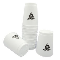 桌遊 快手疊杯 12入組, 白色的, 1組