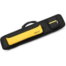 당구 가방 큐집 큐케이스 개인 당구대 큐 케이스 – 내구성 있는 4x4 및 4x5 스틱 휴대용 넉넉한 수납 공간 방수 용품, TF-Yellow