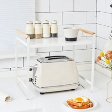 木柄收納架, 單色, 1組