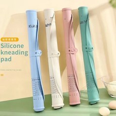 筷宜居食品級矽膠揉麵墊加厚款，防滑不沾易清洗，家用耐高溫揉麵神器，帶卡扣收納, 淺藍色,70*50加厚防水邊緣送切面刀+綁帶, 1個