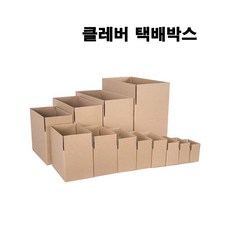 소형 택배박스 중형 택배박스소량 택배박스낱장 낱개 박스소형, 1개, 브라운