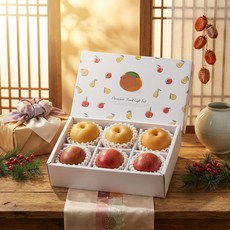 [명절패키지포장] 사과 배 선물세트 품질선별, 1박스
