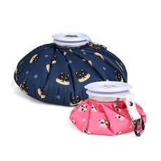 Ecolease 優質冷/熱冰袋, 粉色S+海軍L