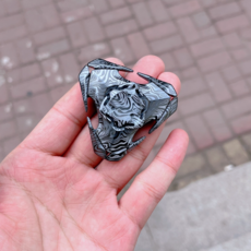 怪械刃 鋯黑 噴砂 改拋光 黑白鋯馬紋 Fidget Spinner, 如圖所示, 1個