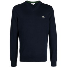 라코스테 로고 패치 스웨트셔츠