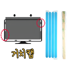 필름스테이션 보안필름 거치캡 양면스티커 구성품세트, 1세트, 투명