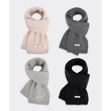 UNDEROFF [2PACK] 울100 소프트 니트 머플러 4colors