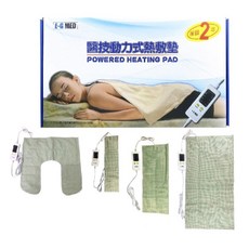 E-G MED醫技動力式熱敷墊 電毯 濕熱電毯 電熱毯 醫技熱敷墊 珊瑚砂 五心, 4×27頸部用 110v附布套