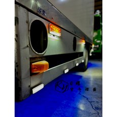 RY日耀貨卡燈藝 三合一流水邊燈 小燈 方向燈 照地燈, 12V,黃色