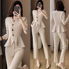 쩐쿠 여성 라운드 러블리 셔링 투피스 K0211