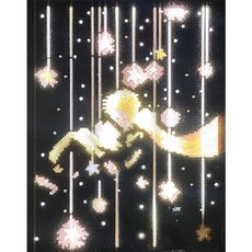 치프몰 캔버스형 LED 보석십자수 30 * 40, 12. 어린왕자, 1개
