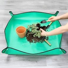 원예용 분갈이 매트 화분 가드닝 다용도 방수매트 대형 100x100cm, 상세페이지 참조, 1개