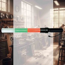 전자 신호봉 3색발광 1개입 작업현장필수품 산업현장필수품 보호구장비 위험예방용품 작업자보호아이템 위생보호장비