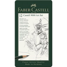 【文具通】Faber-Castell 高級藝術家 繪圖 鉛筆 12支入 A1110110, 1個, 輝柏 9000 製圖 素描 鉛筆, N/A