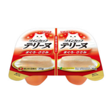 이나바 고양이 트윈컵 테린 간식캔 IMC-221, 혼합맛(참치/닭가슴살), 70g, 24개