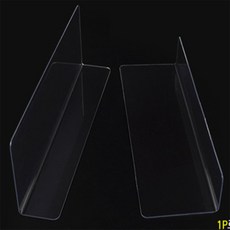 키티잡화 L형 투명 칸막이1P 일반형 투명아크릴가림막칸막이받침대