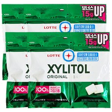 롯데자일리톨 오리지날 리필, 112g, 4개