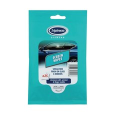 英國Triplewax玻璃清潔擦拭紙(25張) 擦拭巾 汽車清潔 玻璃去污, 1個