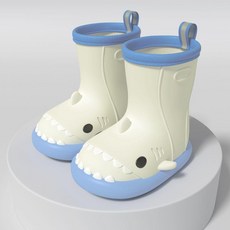 可愛鯊魚兒童雨靴 防滑防水