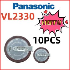 10PCS 리튬 코인 배터리 VL2330 대부분의 자동차용 키 fobs용 계산기 3V용 셀용 충전식 리모컨