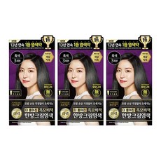 리엔 흑모비책크림 염색약 흑색 120g 3개