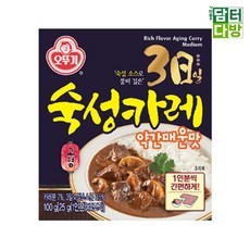 오뚜기 x 약간매운맛 고형 3일 3개 100g 숙성카레