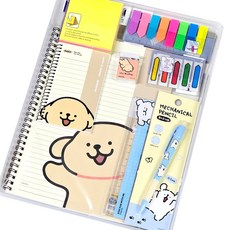 몰티즈 문구세트 신학기 학용품 단체 선물, 1개, 리트리버