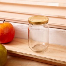 라일락 쨈병 380ml 주방용품 유리용기 유리병, 2개