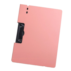 A4 多功能摺頁式資料夾/書寫墊板, 粉橙, 1個