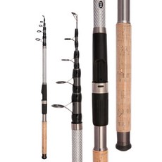 釣友俱樂部 遠投桿 海竿 2.1-3.6米 油威三角導環 拋竿 硬調釣魚竿 漁具, 銀色油威海竿,2.1