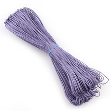 땋은 팔찌용 왁스 코팅 끈 스레드 폴리에스터 코드 DIY 가죽 공예 재봉선 와이어 21 색 1mm 70M, 1개, DK1278-15