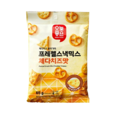 오늘좋은 프레첼스낵믹스 체다치즈맛, 2개, 65g