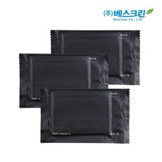 업소용 일매용 미니 블랙무광 물티슈 개별포장 대용량 물티슈, 1박스, 1000매, 40g