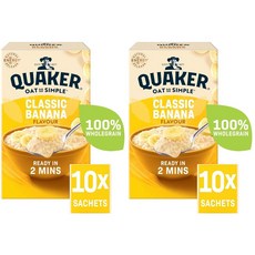 오트 소 심플 클래식 바나나 포리지 34g 10개입, 2개, 348g
