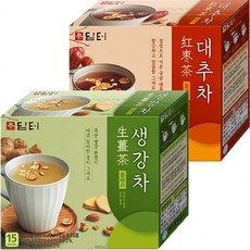 담터 생강차 15T+대추차 15T, 1g, 1개입, 1개