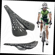 자전거 안장 탄소섬유 초경량 홀 통기성 레이싱 로드바이크 경기용, 1개, 런버드 스파이더 안장
