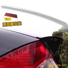Fyralip Y2後車廂小鴨尾翼，適用於賓士CLS W219四門，MIT製造，可選合車色烤漆，提升車身運動感。, 1個, 素材(不烤漆)