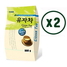 희창 유자차 1kg 자판기용 국산차 차음료 분말, 1개입, 2개