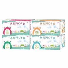 得意的人生 無粉PVC手套100入-盒 (手套 醫用手套 PVC手套 無粉手套 檢診手套 拋棄式檢查用手套), 1個, L