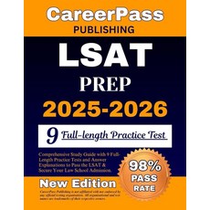 LSAT PREP 2025-2026: Comprehensive Study Guide with 9 Full-Length Practice Tests and Answer Explan, LSAT PREP 2025-2026: Comprehen