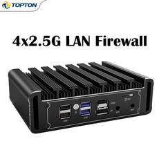 팬리스 방화벽 미니 PC 인텔 N150 8505 코어 i7 i5 i3 25G i226-V 산업용 컴퓨터 J6412 J5005 6305 pfSense, 01 No Ram No Storage, 08 i7-1195G7 DDR4