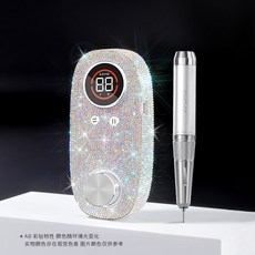 AMDMG 電動打磨機 35000 RPM 高轉速美甲修護工具, 1個, D460W 空心杯打磨機-琉璃白滿賺款【