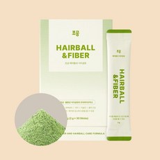 【韓國朝貢】HAIRBALL & FIBER 寵物排毛粉 30入 (2g x 30條), 1個